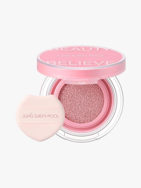 Jung Saem Mool Artist Cushion Highlighter in branded component on a light gray background
